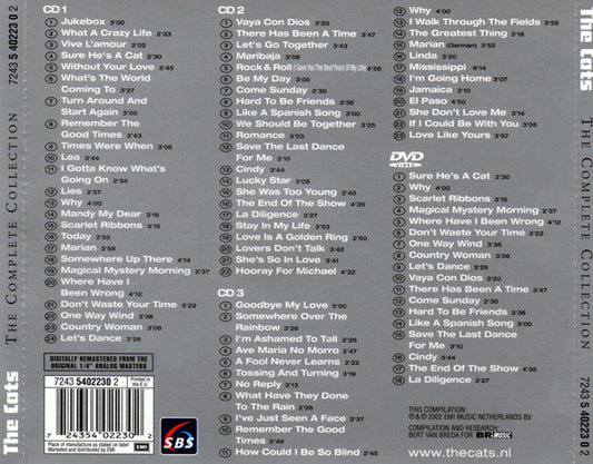 The Cats : The Complete Collection (3xCD, Comp + DVD-V)