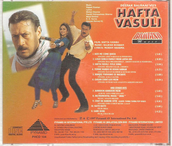 Various : Hafta Vasuli (CD, Comp)