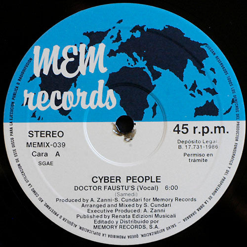 Cyber People : Doctor Faustu's (12")