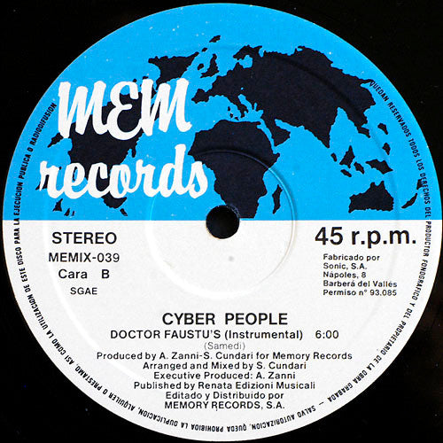 Cyber People : Doctor Faustu's (12")