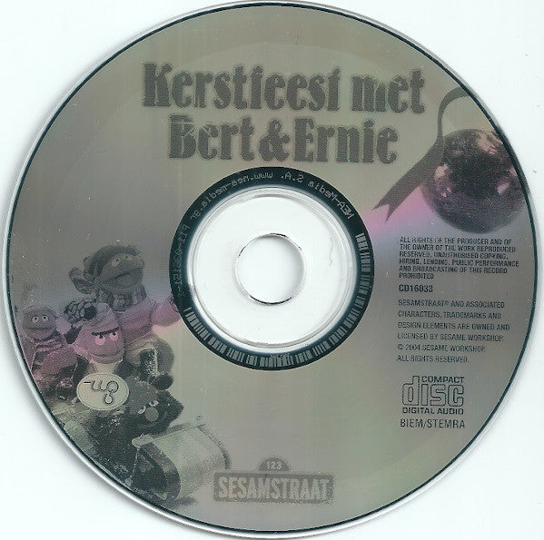 Bert & Ernie : Kerstfeest Met Bert & Ernie (CD, Album, RE)