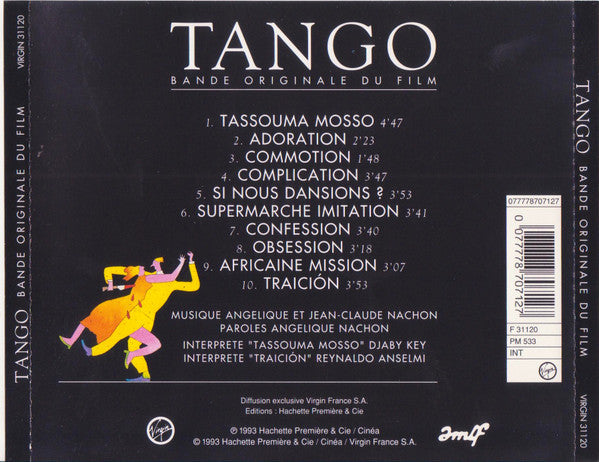 Angélique Nachon Et Jean-Claude Nachon : Tango - Bande Originale Du Film (CD, Album)