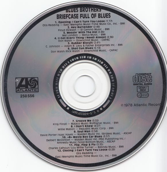 The Blues Brothers : Briefcase Full Of Blues (CD, Album, RE)