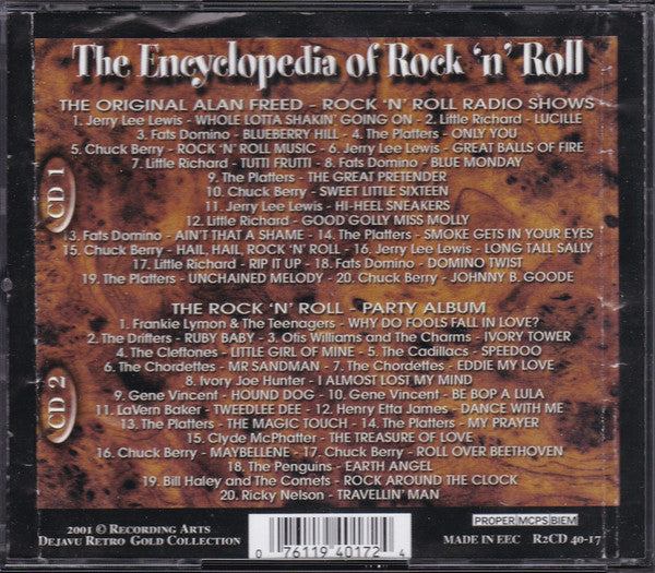 Various : The Encyclopedia Of Rock 'N' Roll (2xCD, Comp, RE)