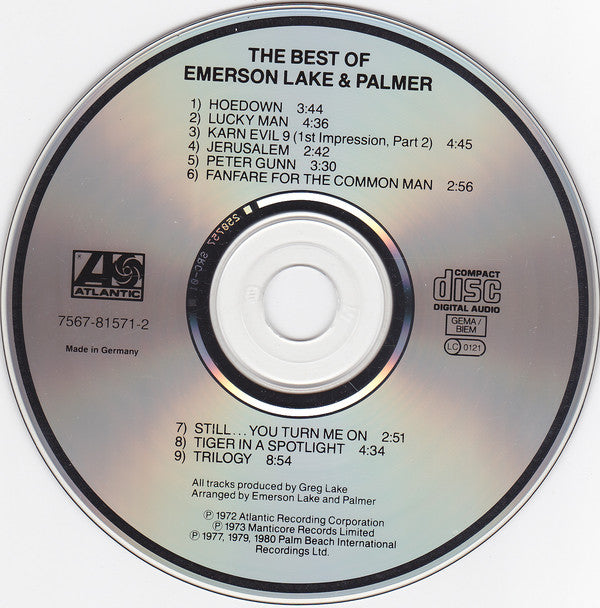 Emerson, Lake & Palmer : The Best Of Emerson Lake & Palmer (CD, Comp, RE)