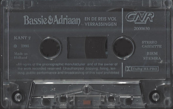 Bassie & Adriaan : En De Reis Vol Verrassingen (Cass, Album)