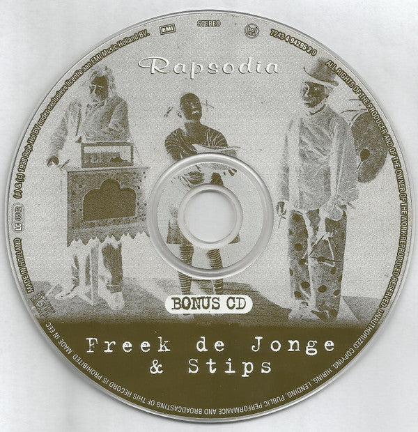 Freek de Jonge & Robert Jan Stips : Rapsodia (2xCD, Album)
