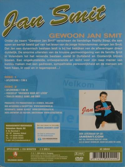 Jan Smit : Gewoon Jan Smit (2xDVD-V)