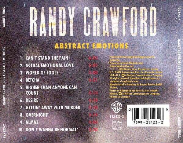 Randy Crawford : Abstract Emotions (CD, Album)