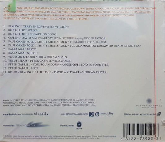 Various : 46664 - Part 1 African Prayer (CD, Album)