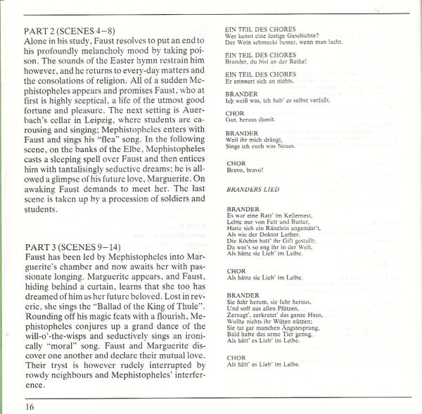 Hector Berlioz, Stuart Burrows, Donald McIntyre, Edith Mathis, Tanglewood Festival Chorus, Boston Symphony Orchestra, Seiji Ozawa : La Damnation De Faust (2xCD, Album, RE, RM)