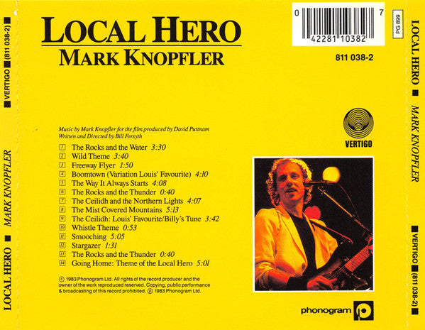 Mark Knopfler : Local Hero (CD, Album, RE)