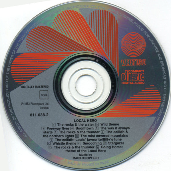 Mark Knopfler : Local Hero (CD, Album, RE)