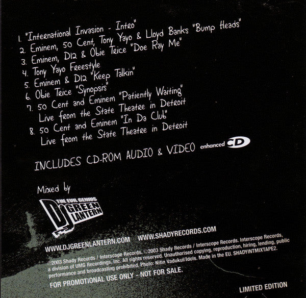 DJ Green Lantern : Mixtape-CD (CD, Enh, Ltd, Mixtape, Promo)