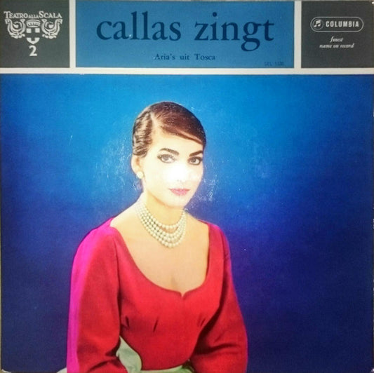 Maria Callas : Callas Zingt Aria's Uit Tosca (7", EP, Mono)