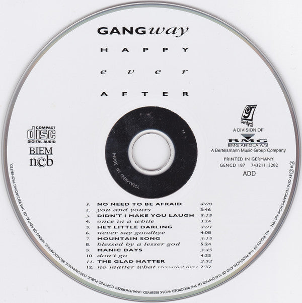 Gangway : Happy Ever After (CD, Album)
