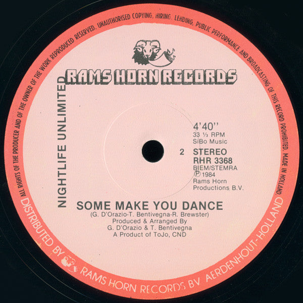 Nightlife Unlimited : Woman / Some Make You Dance (12", Single)
