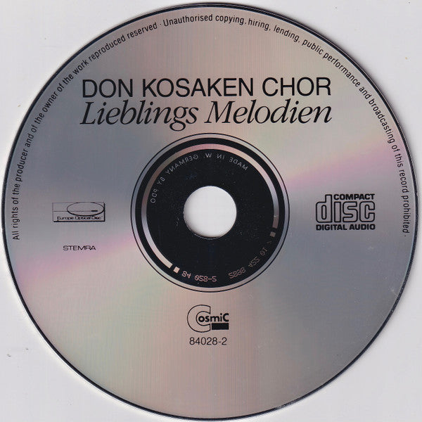 Don Kosaken Chor Serge Jaroff : Lieblings Melodien (CD, Comp)