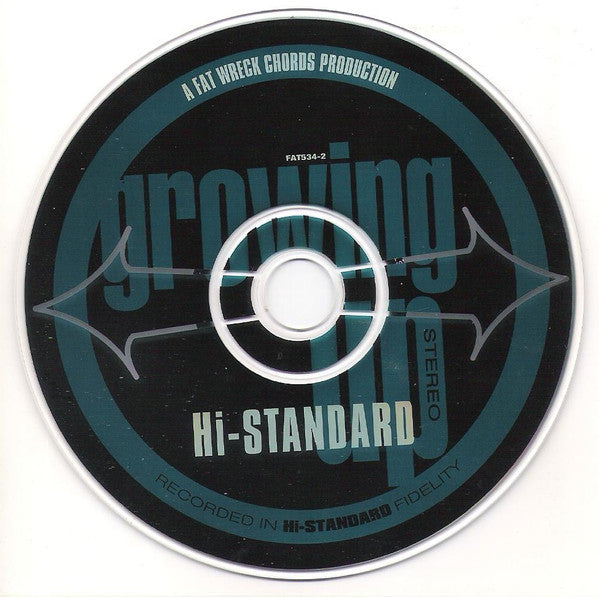 Hi-Standard : Growing Up (CD, Album)