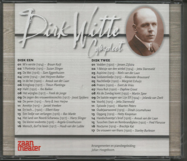 Various : Dirk Witte Compleet (2xCDr, Comp)