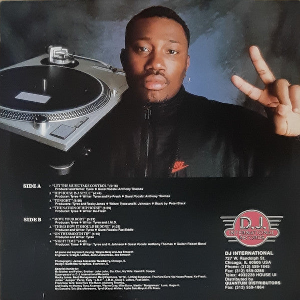 Tyree Cooper : Nation Of Hip House (LP, Album)