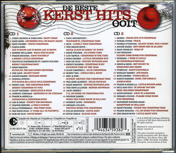 Various : De Beste Kerst Hits Ooit (3xCD, Comp, Copy Prot., CD-)