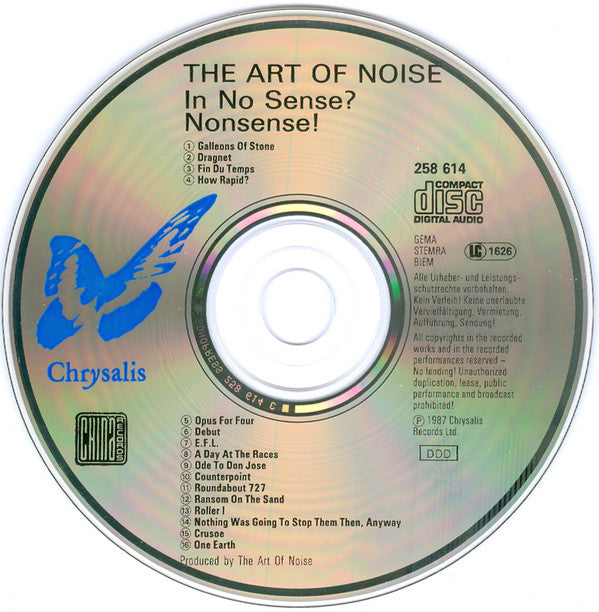 The Art Of Noise : In No Sense? Nonsense! (CD, Album)
