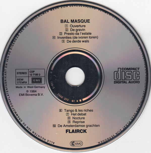 Flairck : Bal Masqué (CD, Album)