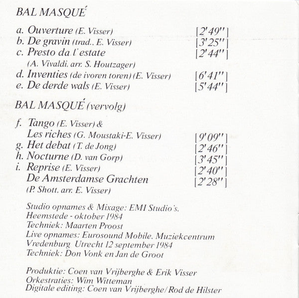 Flairck : Bal Masqué (CD, Album)