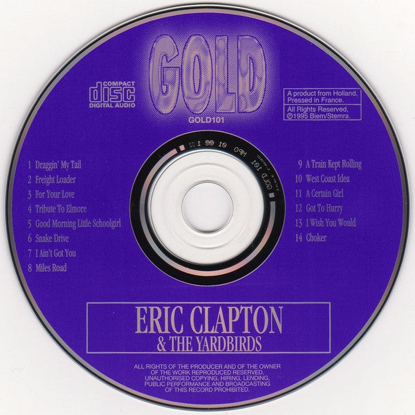 Eric Clapton & The Yardbirds : Gold (CD, Comp)
