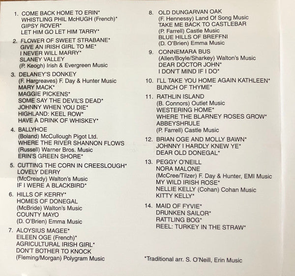 Sean O'Neill Band : 50 Irish Singalong Favourites (CD, Album)