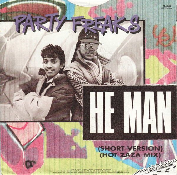 Party Freaks (2) : He Man (7", Single)