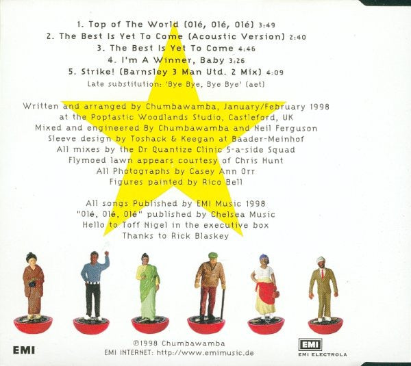 Chumbawamba : Top Of The World (Olé, Olé, Olé) (CD, Maxi)