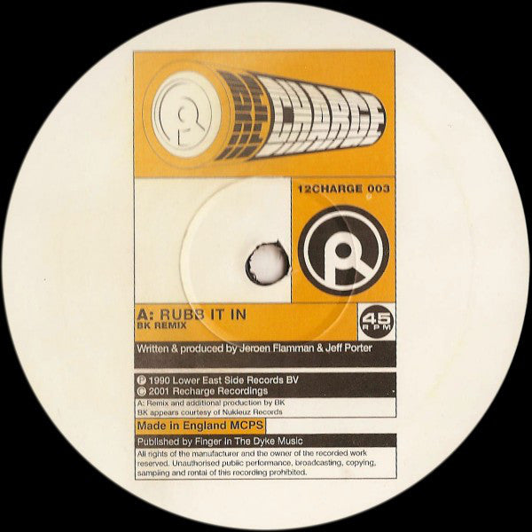 Fierce Ruling Diva : Rubb It In (12")