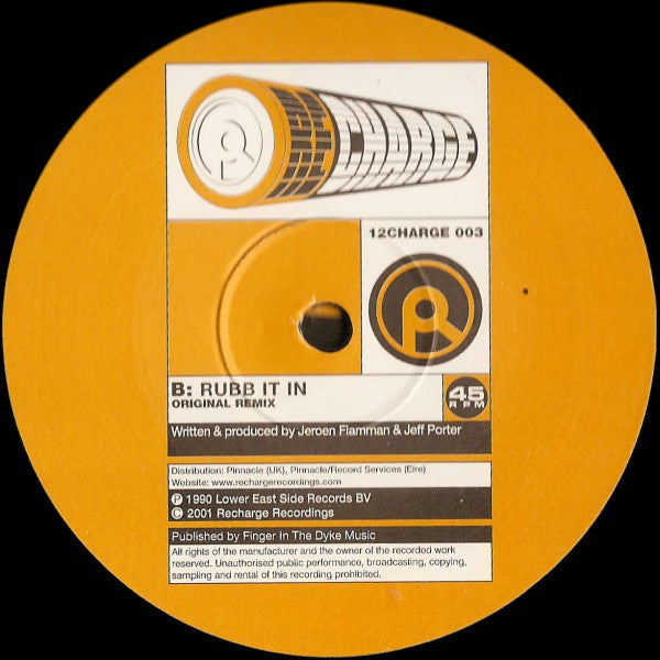 Fierce Ruling Diva : Rubb It In (12")
