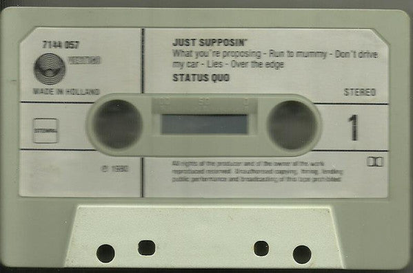 Status Quo : Just Supposin'... (Cass, Album)