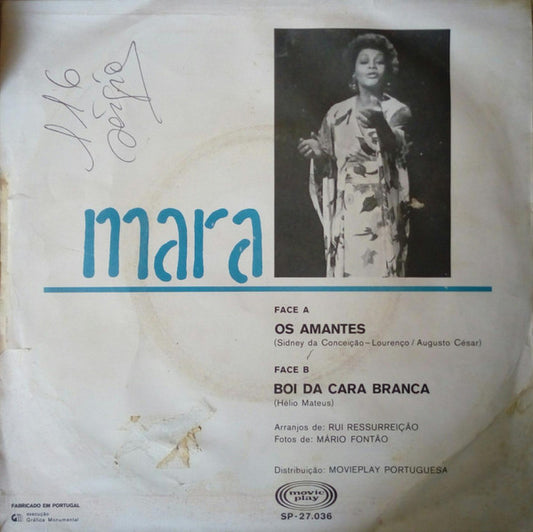 Mara Abrantes : Os Amantes (7", Single)