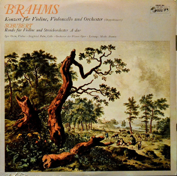 Johannes Brahms / Franz Schubert - Igor Ozim, Siegfried Palm, Orchester Der Wiener Staatsoper, Moshe Atzmon : Konzert Für Violine, Violoncello Und Orchester, Op. 102 (Doppelkonzert) / Rondo A Dur, D.483 (LP)