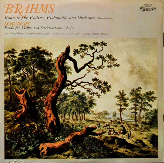 Johannes Brahms / Franz Schubert - Igor Ozim, Siegfried Palm, Orchester Der Wiener Staatsoper, Moshe Atzmon : Konzert Für Violine, Violoncello Und Orchester, Op. 102 (Doppelkonzert) / Rondo A Dur, D.483 (LP)