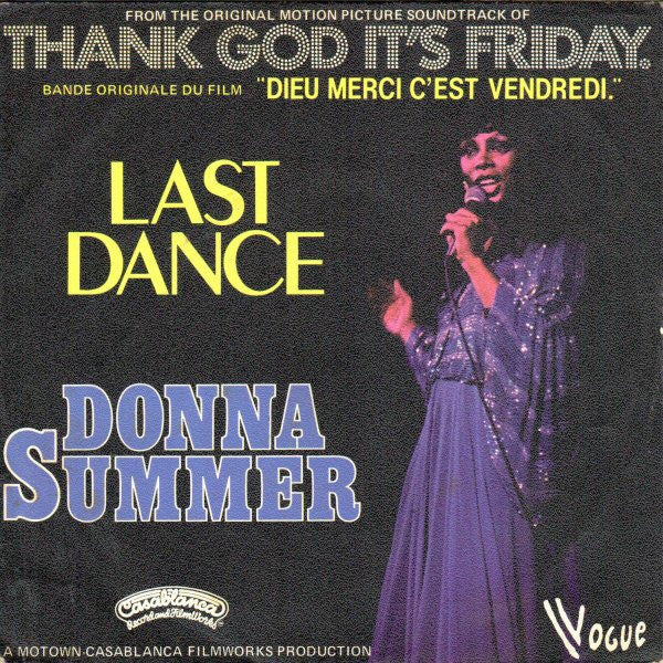 Donna Summer : Last Dance (7", Single)
