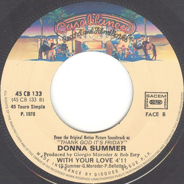 Donna Summer : Last Dance (7", Single)