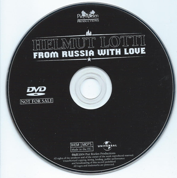 Helmut Lotti : From Russia With Love - Collectors Item (DVD, Promo)