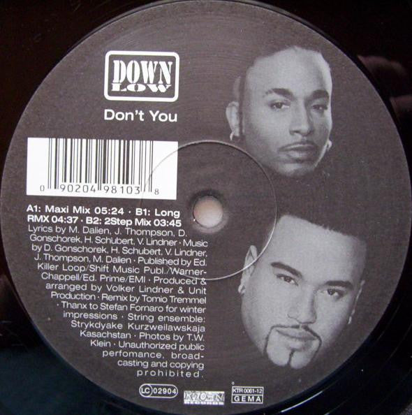 Down Low : Don't You (12")