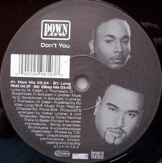 Down Low : Don't You (12")