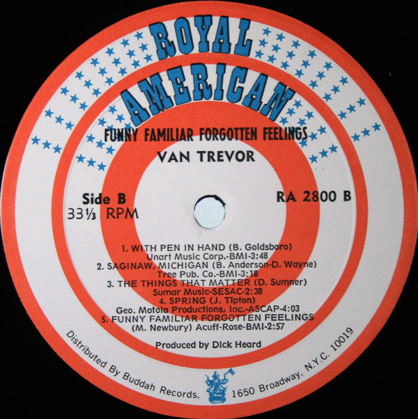 Van Trevor : Funny Familiar Forgotten Feelings (LP, Album)
