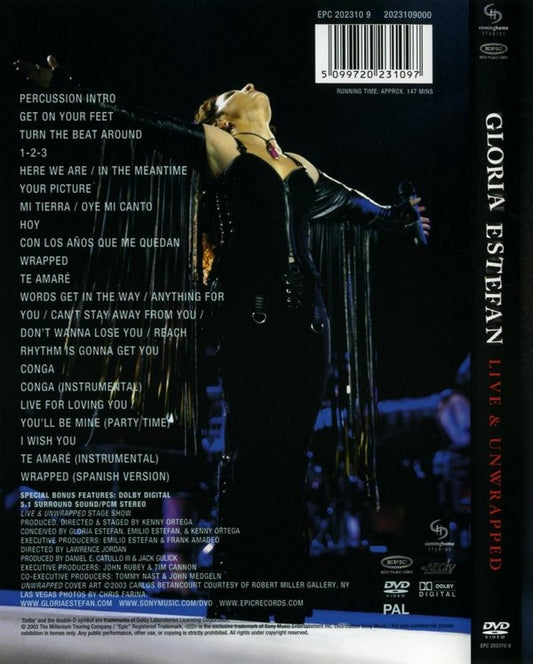 Gloria Estefan : Live And Unwrapped (DVD-V, NTSC, PAL)