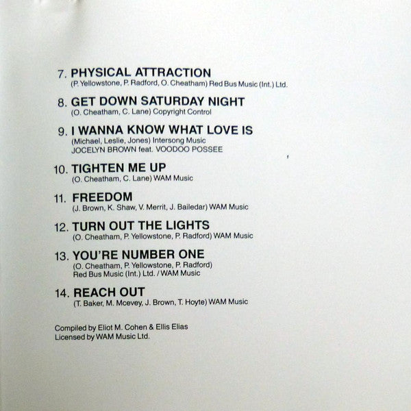 Jocelyn Brown & Oliver Cheatham : Turn On The Hits (CD, Album)