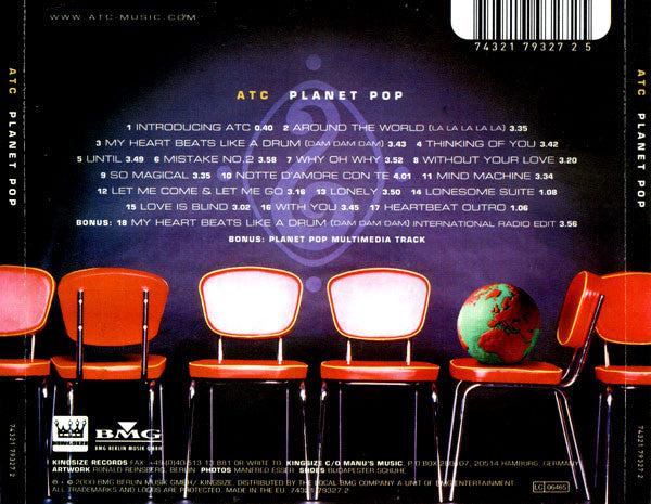 ATC : Planet Pop (CD, Album, Enh)