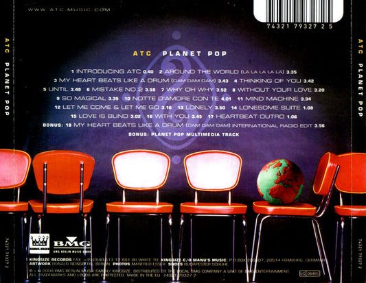 ATC : Planet Pop (CD, Album, Enh)