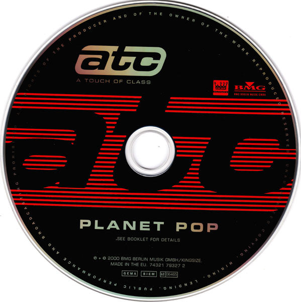 ATC : Planet Pop (CD, Album, Enh)